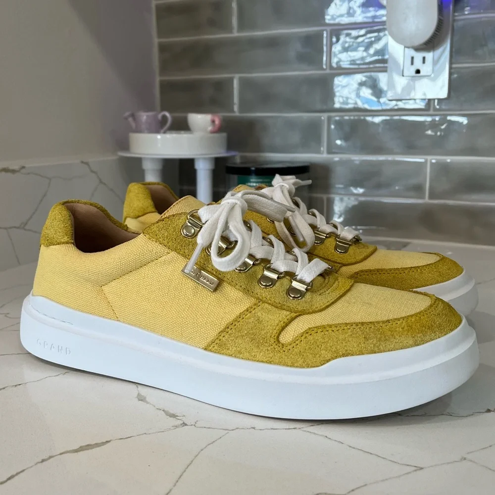 Cole Haan Grandpro Sneakers. Women’s Size 9.5 Color Yellow. - Picture 2 of 10